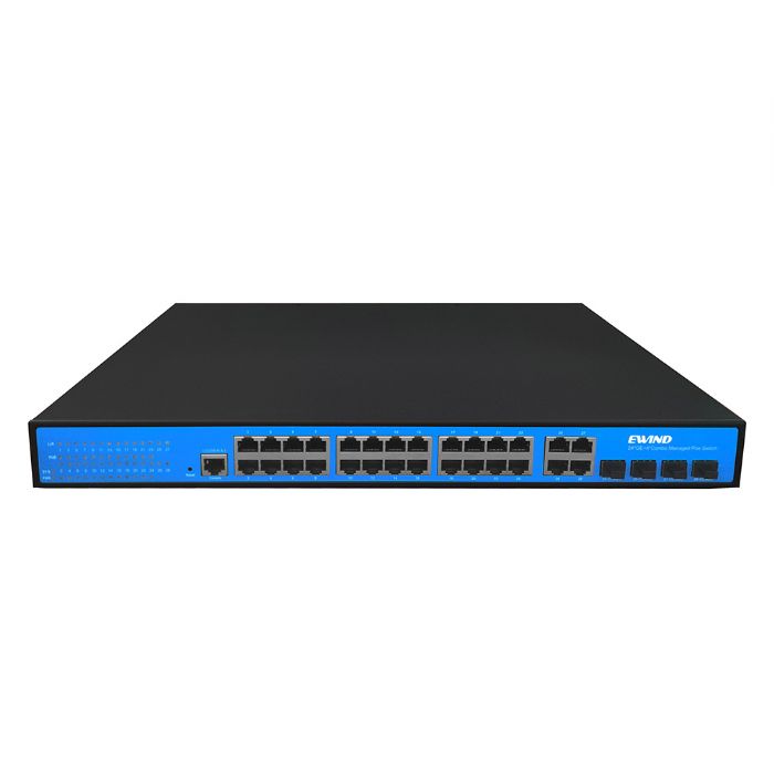 24*GE PoE+ 4*Combo Managed PoE Switch(400W)