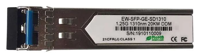 1.25Gbps SFP Optical Transceiver 20KM DDM